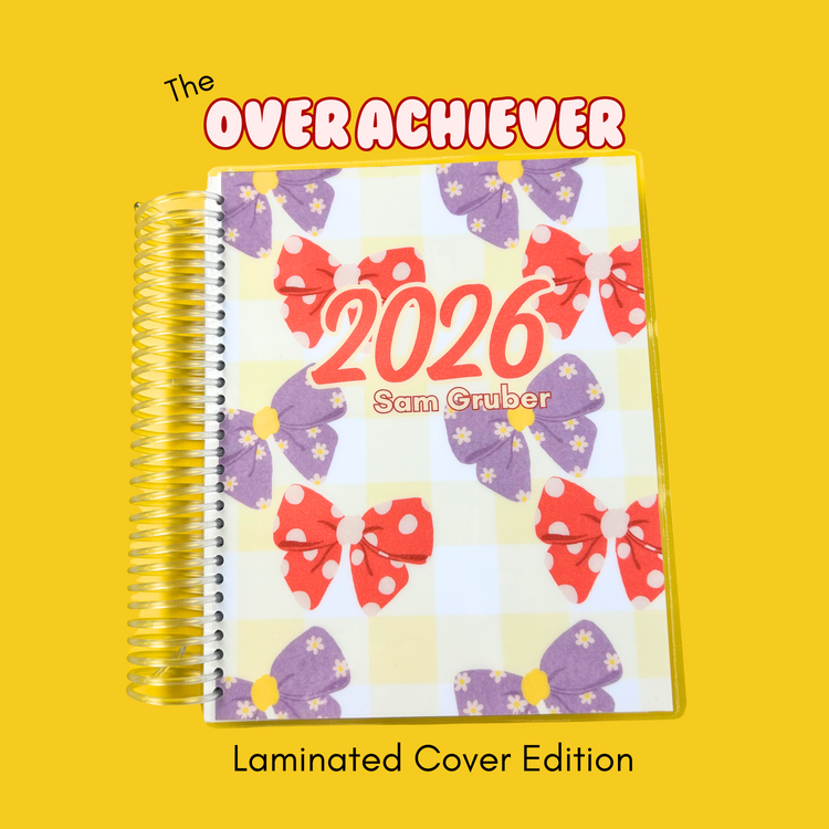 Over Achiever Planner Laminated Cover