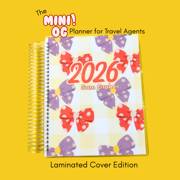 Mini OG Planner for Magical Travel Agents Laminated Cover