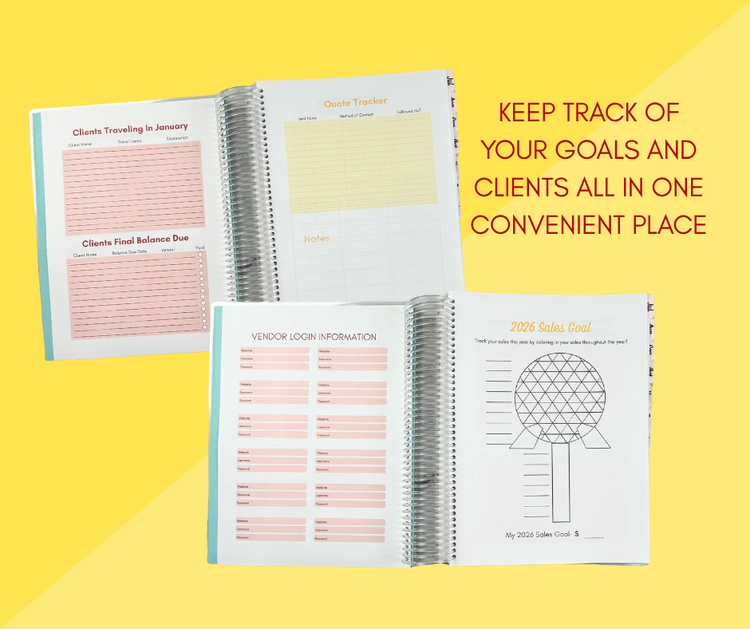 Mini OG Planner for Magical Travel Agents Laminated Cover
