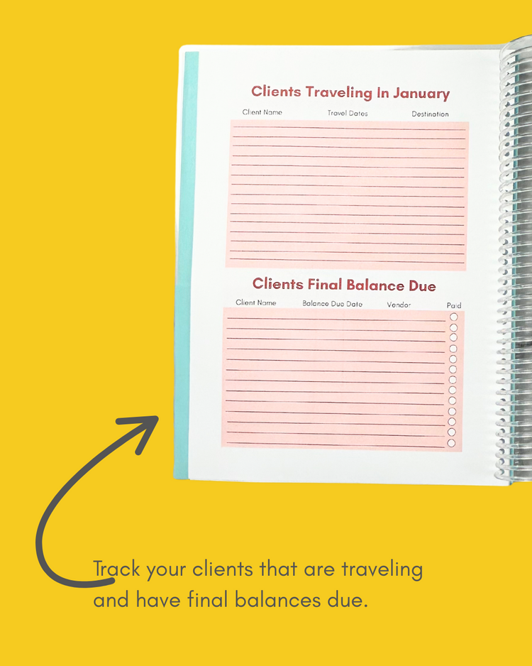 Mini Over Achiever Planner Laminated Cover
