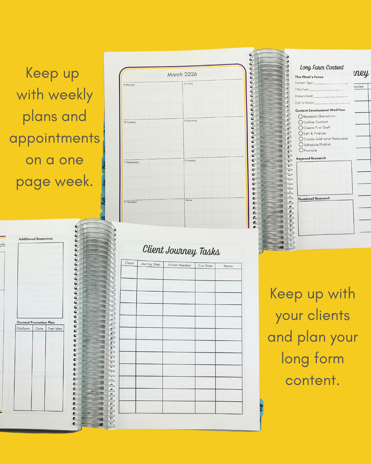 Mini Over Achiever Planner Laminated Cover