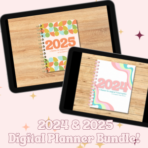 2024 & 2025 Digital Planner Bundle