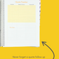 Mini Over Achiever Planner Laminated Cover