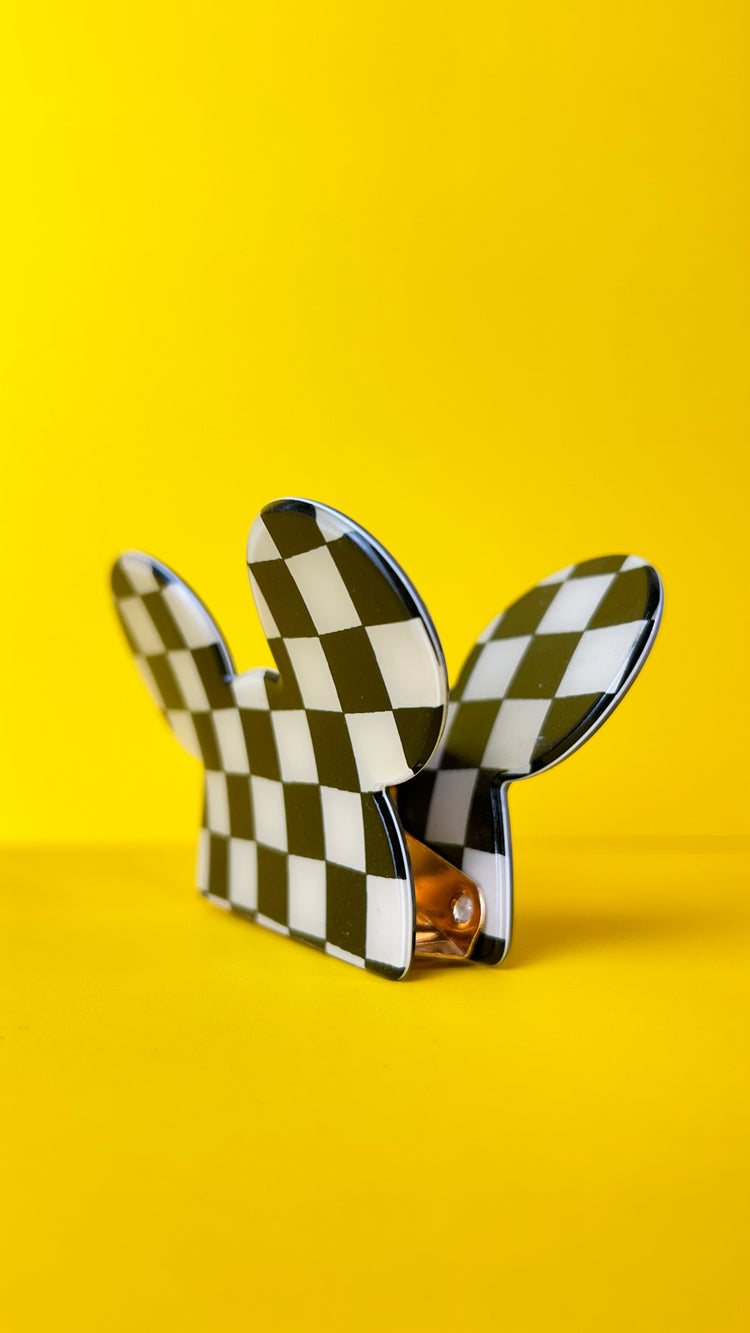 Checkered Claw Clip