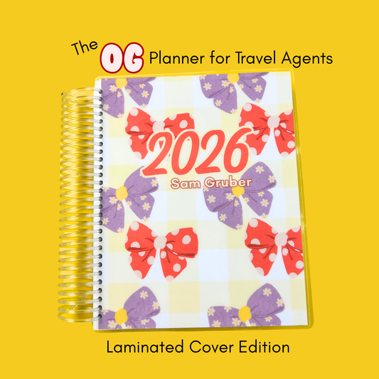 OG Planner for Travel Agents (Laminated Cover)