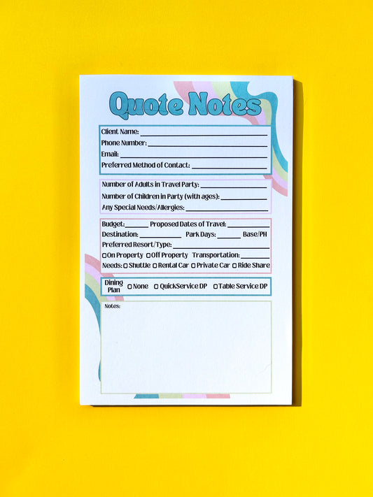 Quote Notes Notepad