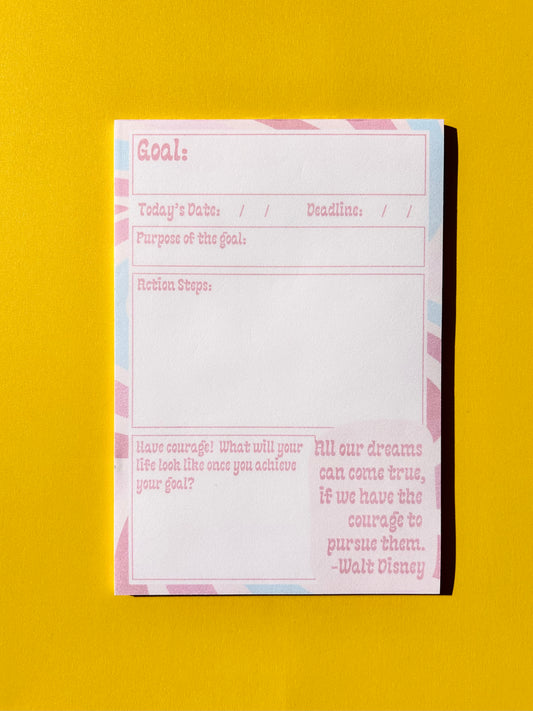 Goals Notepad