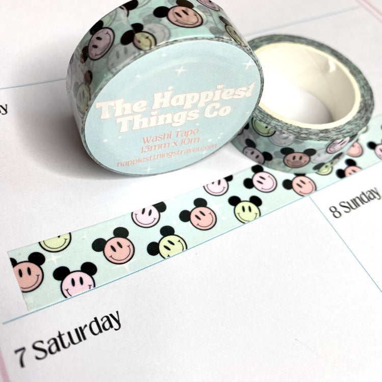 Smiley Ears Washi Tape